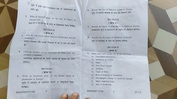 M.A History 1st semester Questions paper HIST 103 code , 2023