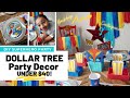 DIY Superhero Party Decorations from Dollar Tree under $40!