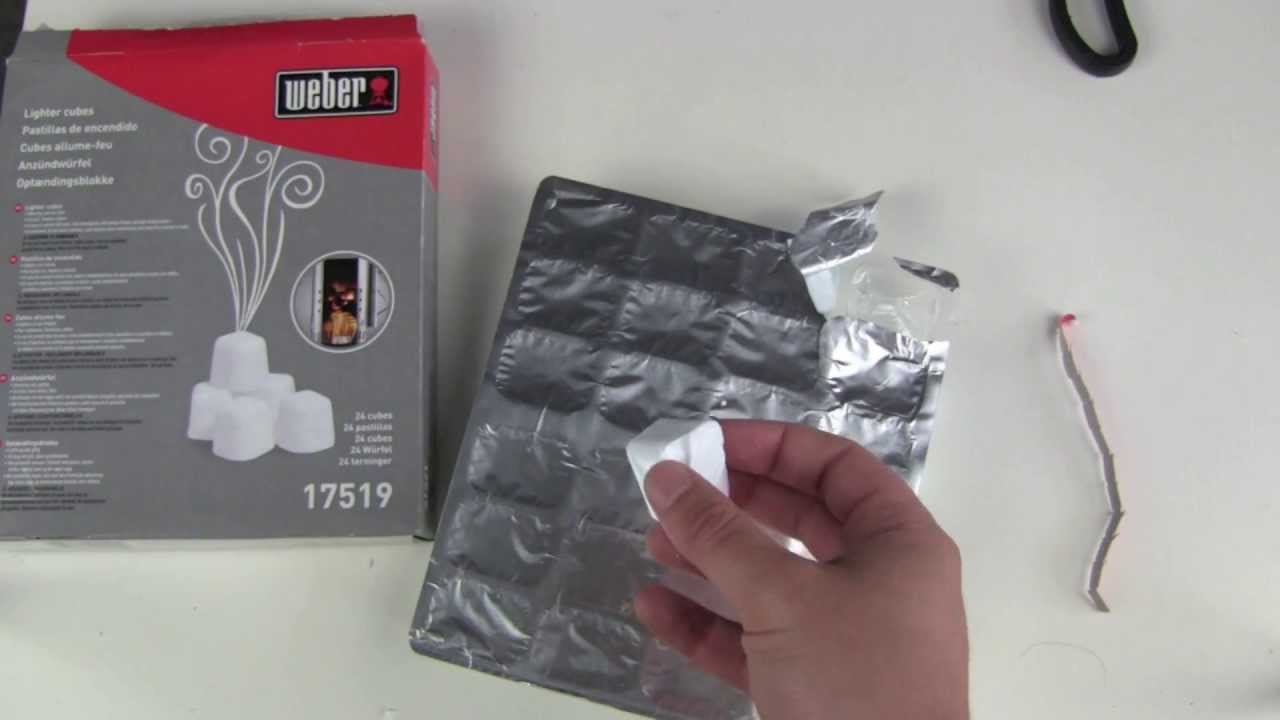Weber Grillanzünder Anzündwürfel Unboxing