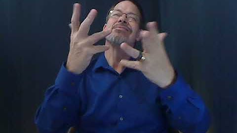 ASL by Dale Withrow of  I Will Rise by Chris Tomlin