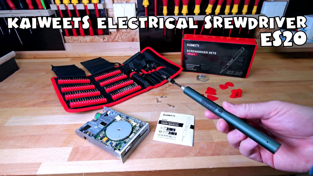 KAIWEETS ES20 Electric Screwdriver Set 137 in 1 Cordless Precision