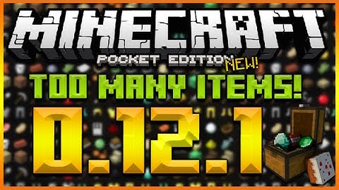TOO  MANY ITEMS for 0.12.1- Inventory Editor for MCPE- Minecrafr PE (Pocket Edition)