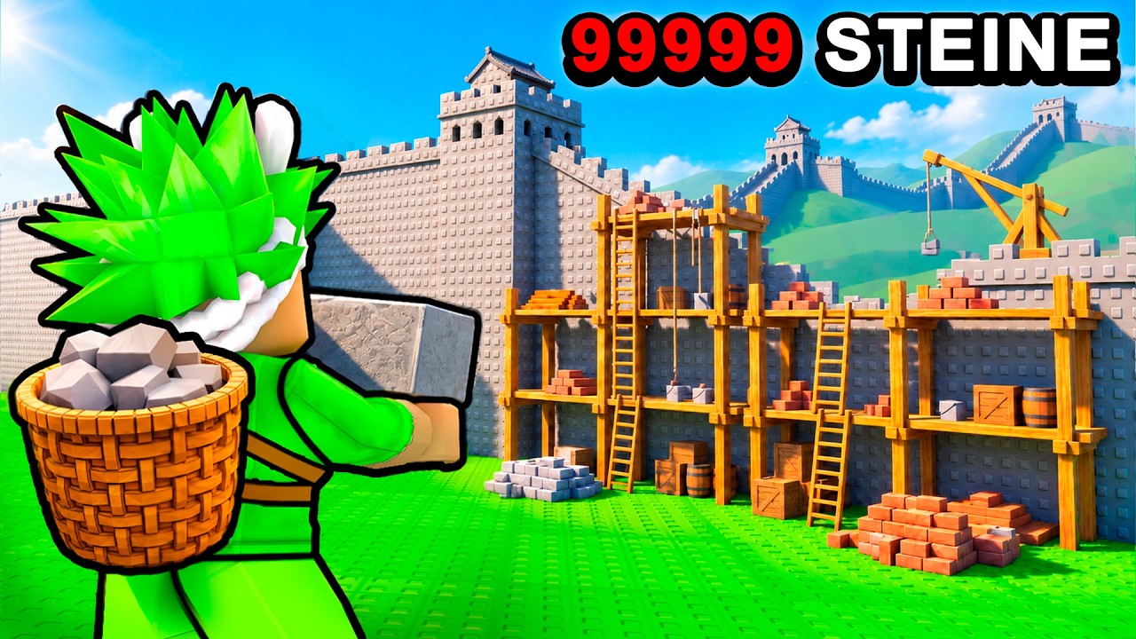 ROBLOX ich muss eine MAUER BAUEN...