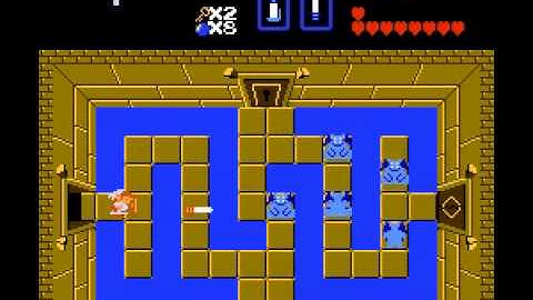 Legend of Zelda, The (NES / Nintendo) Dungeon 4 The Snake - Vizzed.com GamePlay