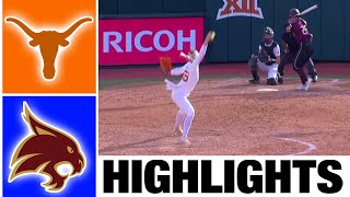 #11 Texas vs Texas State Highlights | NCAA Softball Highlights | 2023 College Softball