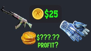 WHAT DOES $25 GET YOU ON CSGOROLL? | PROFIT GIVEAWAY?