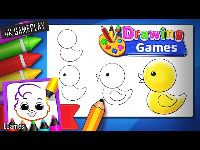 Drawing Games - draw & color (gameplay) 