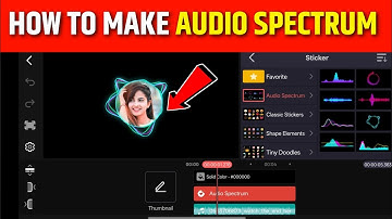 how to make audio spectrum in kinemaster | Audio Visualizer On Android | Kinemaster video editing 