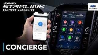 Services connectés SUBARU STARLINK - Concierge