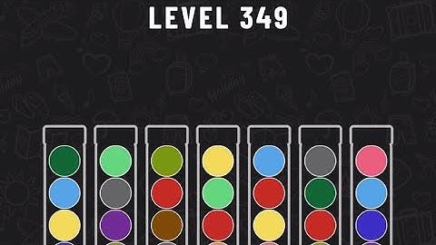Ball Sort Puzzle Level 349 #ballsortpuzzle #ballsortpuzzlegameplay #puzzlegame #mobilegames