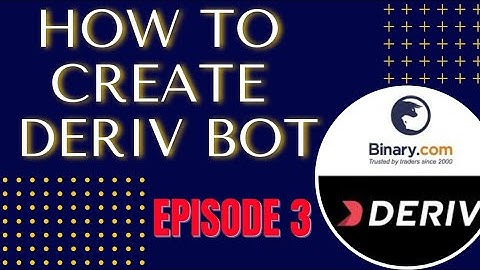 How to build an odd or even deriv bot (dbot) episode 3. with add martingale and notification.