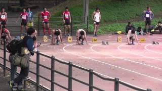 20141102 東大記録会 男子100m 2次2組
