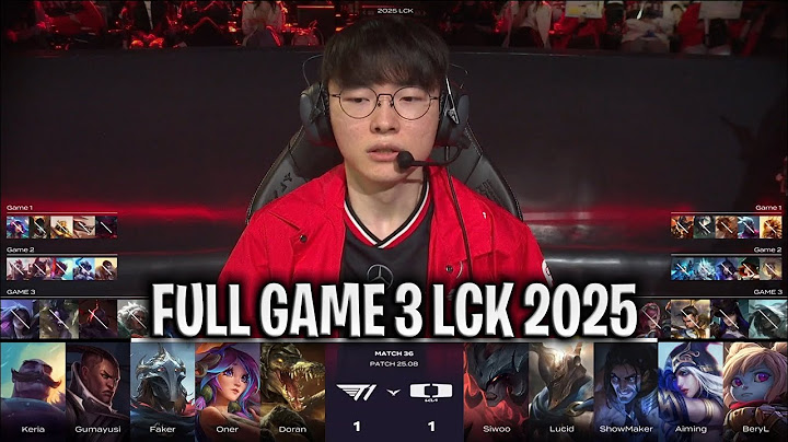 T1 vs DK GAME 3 LCK SPRING 2025 W4D3 | T1 vs DPLUS KIA G3 LCK 2025