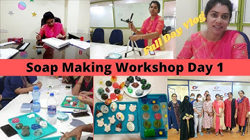 Soap Making Workshop In My Institute | Full Vlog | Soap Making Classes In Hyderabad#prashisinstitute