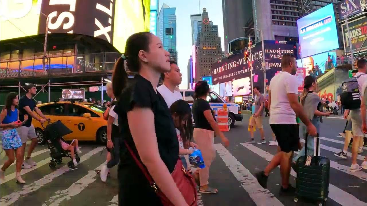 Labor Day Scooter Ride Evening Moments in New York City