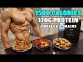 Full Day of Eating 1500 Calories | 3 Easy Recipes to Get SHREDDED...