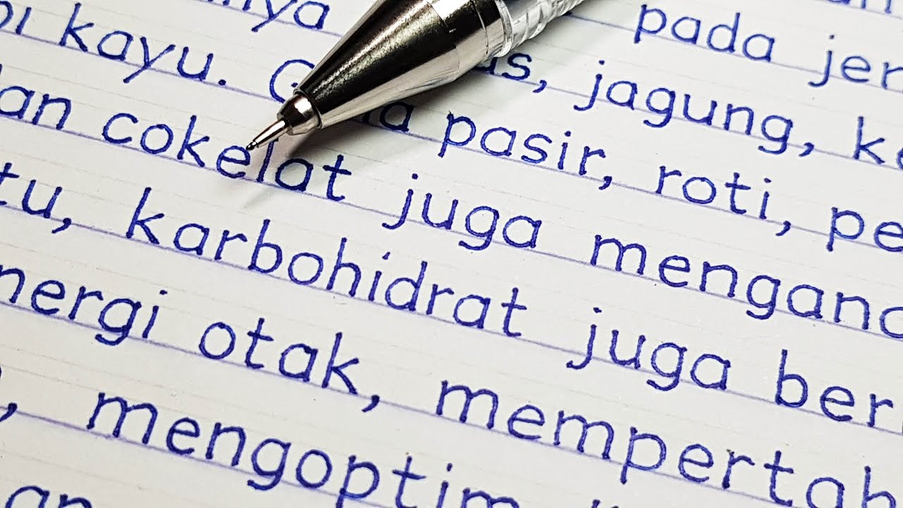 Macam Mana Cara Nak Menulis Tulisan Yang Cantik