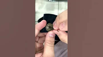 How To Sew A Button On Your Pants Quickest Way 