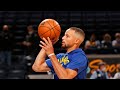 Steph Curry training hard on his long range shooting and cant miss 💥