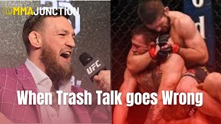 Trash Talk Goes Wrong: Conor Mcgregor v Khabib Nurmagomedov Edition