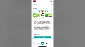 Register & Log 1,000 Books Before Kindergarten in the Beanstack App!