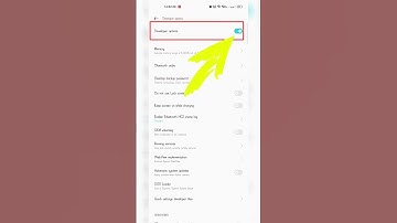 How To Off Developer Mode||#shorts