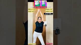 lose belly, side, arms & chest fat at home @neetufitness