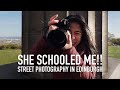 She schooled me street photography in edinburgh ft fujifilm xf56mm 12 wr