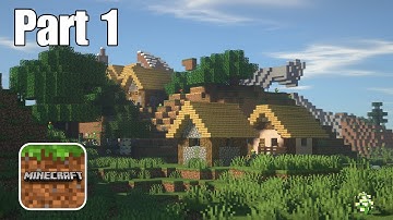 Minecraft Pocket edition Gameplay Walkthrough Part 1 | No commentary
