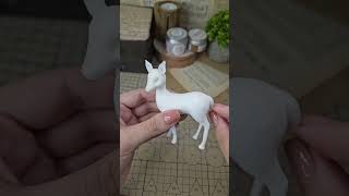 🎄Коллекционная елочная игрушка "Олененок " #christmascrafts #artandcraft #ytshorts #artinspiration
