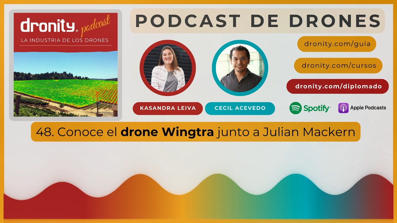 48. Conoce el drone Wingtra junto a Julian Mackern