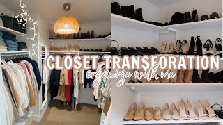 Closet Transformation + Organization | VLOGMAS DAY 7