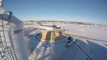 Time Lapse of Loading corn out of a Grain Ring