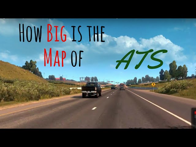 HOW BIG IS THE MAP in Driving Simulator 2012? Drive Across the Map (FAST) 