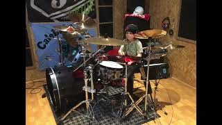 Rush -YYZ Isolated Drums clip - Age 7 🥁