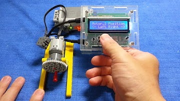 Controlling Lego Technic Power Function L-Motor, with Arduino and Motor Controller