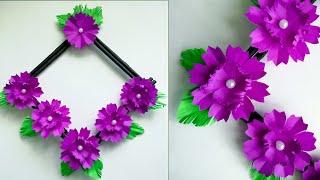 Today we are showing you a step by tutorial on how to make an adorable
paper flower wall hanging craft. #diy #wallhanging #walldecor trending
ha...