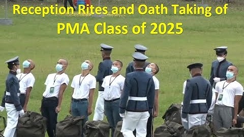 Reception Rites (and Oath Taking Ceremony) of PMA Class of 2025