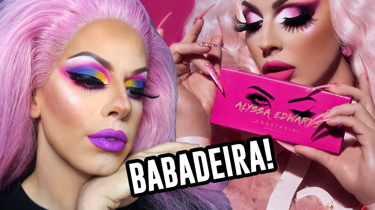 TESTANDO A PALETA DA ALYSSA EDWARDS + Tutorial sobrancelhas - Maquiagem Fundamental