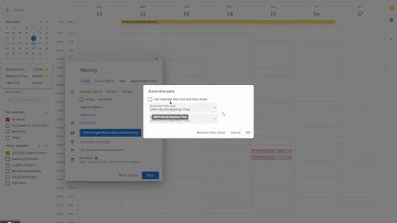 Google Calendar Time Zones