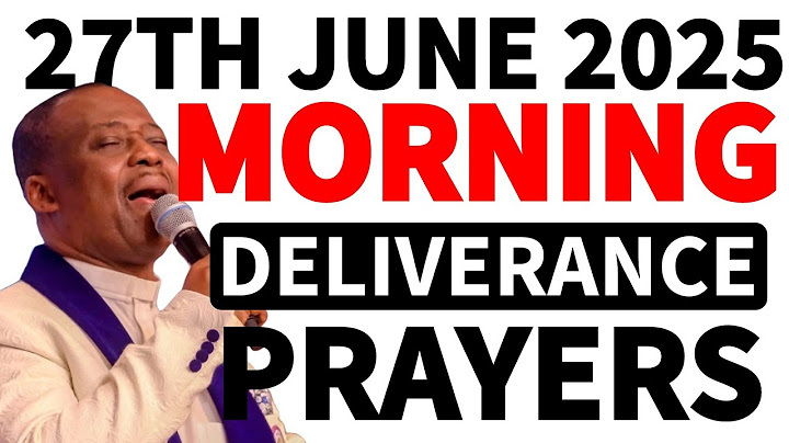 COMMAND FRIDAY MFM MORNING DELIVERANCE PRAYERS || JUINE 27, 2025 DR D.K OLUKOYA