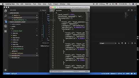 React Js: Import IBM Watson Sunburst Chart Javascript Library to React