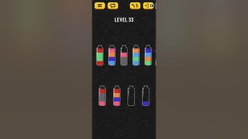 Water Sort Puzzle Level 33 WalkThrough Solution Gameplay | Fazie Gamer