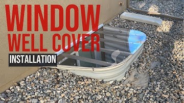 From exposed to protected: custom window well covers installed | #coverupwindowwells