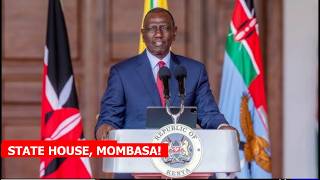 LIVE: President Ruto addressing The Nation Now at State House, Mombasa!