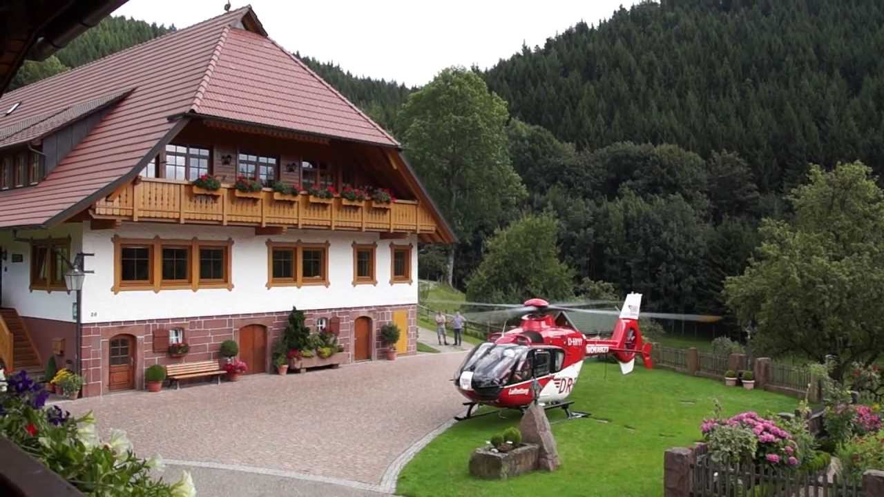 DRF Luftrettung Landung und Start | 01.09.2013 Fussbauerhof Wolfach