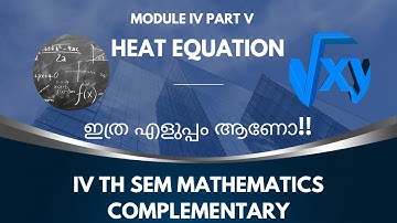 FOURTH SEM MATHEMATICS BSc COMPLEMENTARY MODULE IV PART V #calicutuniversity#4thsememster