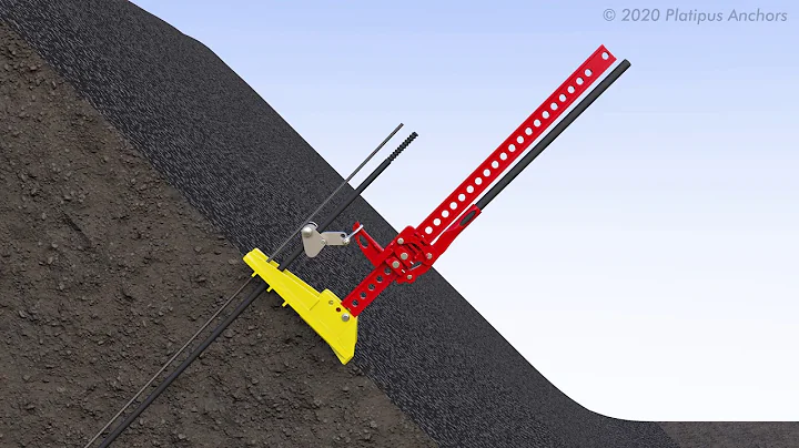 Slope Stabilisation - Platipus S6 with Threaded Ro...