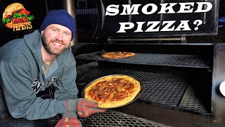 WOOD FIRED PIZZA ON A SMOKER | Can You Get The Same Taste At Lower Temps? | Fatty's Feasts