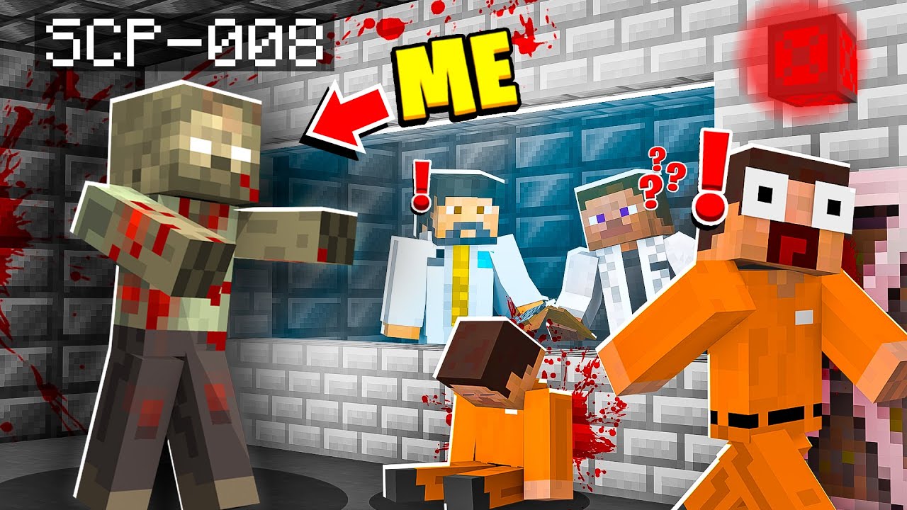 I Became SCP-008 in MINECRAFT! - Minecraft Trolling Video 